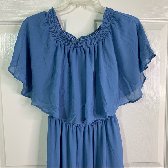 Show Me Your MuMu Dresses & Skirts - Show Me Your Mumu Hacienda Maxi Dress Blue Crisp